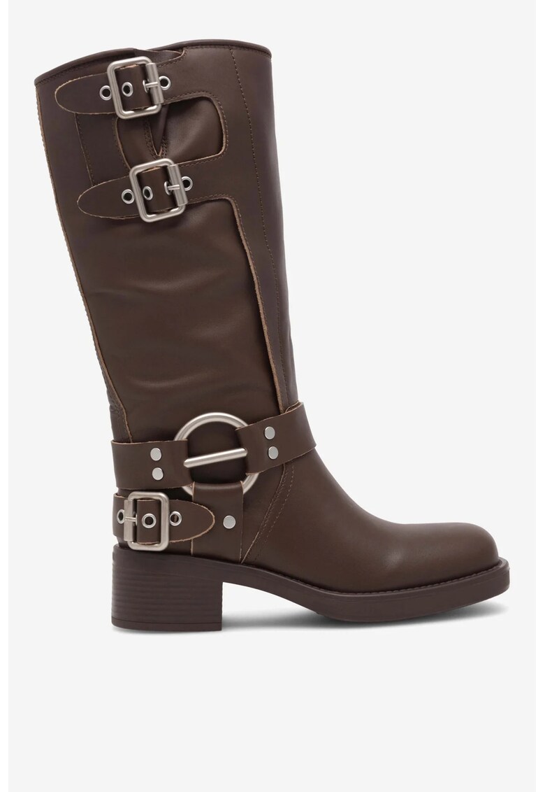 Cizme dama 5905588222804 - Piele naturala - Maro - Maro