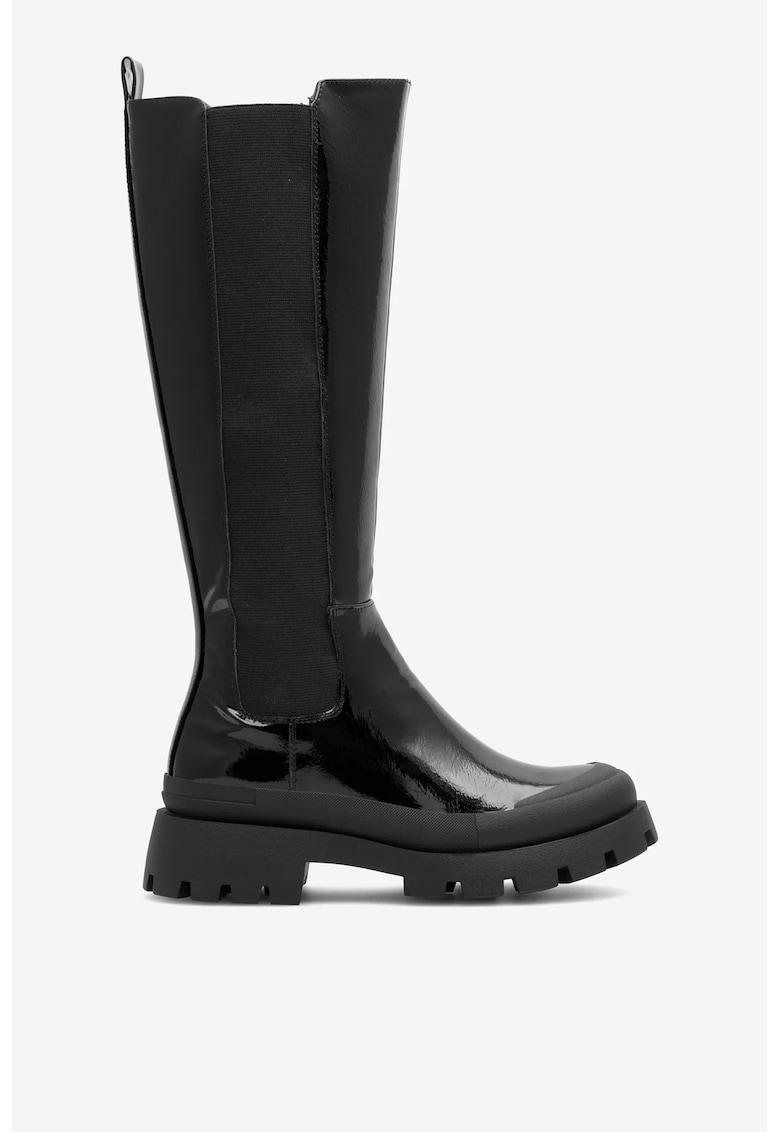 Cizme dama 5905588042099 - Sintetic - Negru - Negru