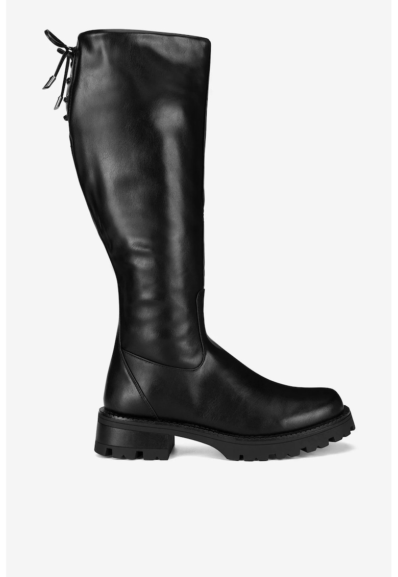 Cizme dama 5905588660675 - Sintetic - Negru - Negru