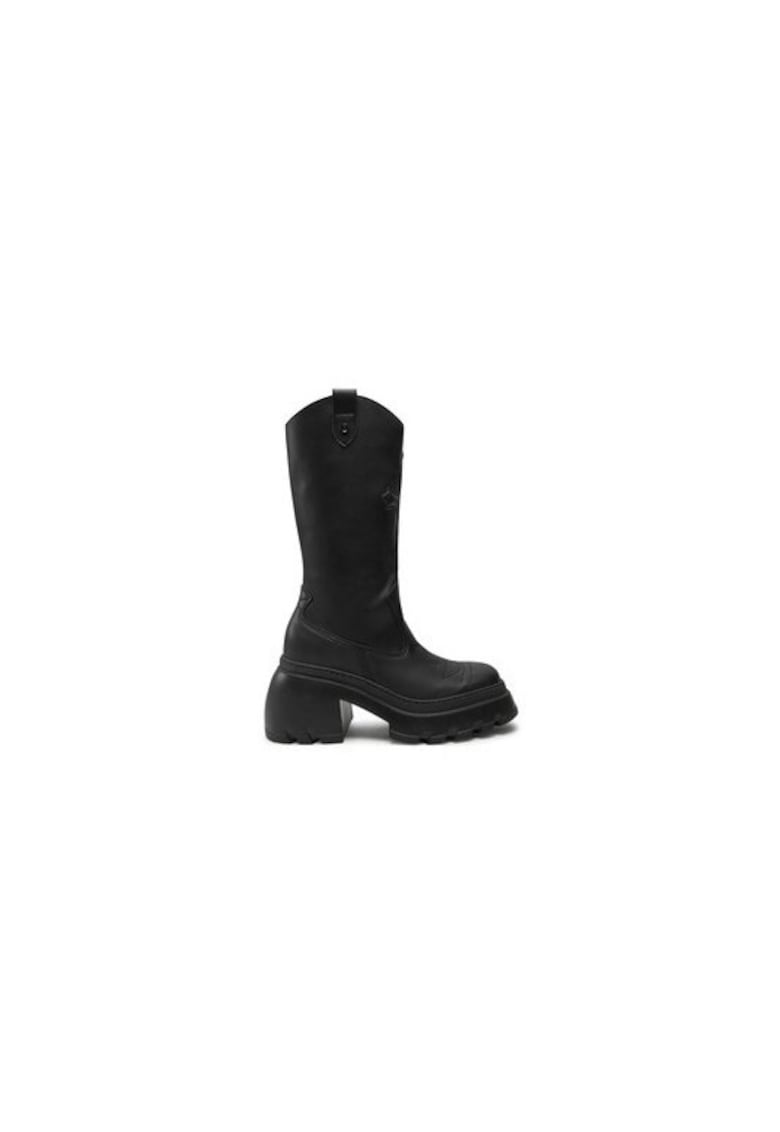 Cizme dama  304437434 - Piele ecologica - Negru