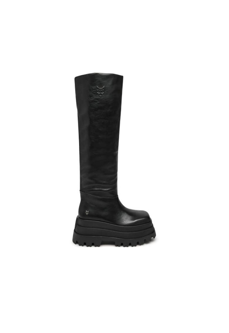 Cizme dama 304908323 - Piele naturala - Negru - Negru