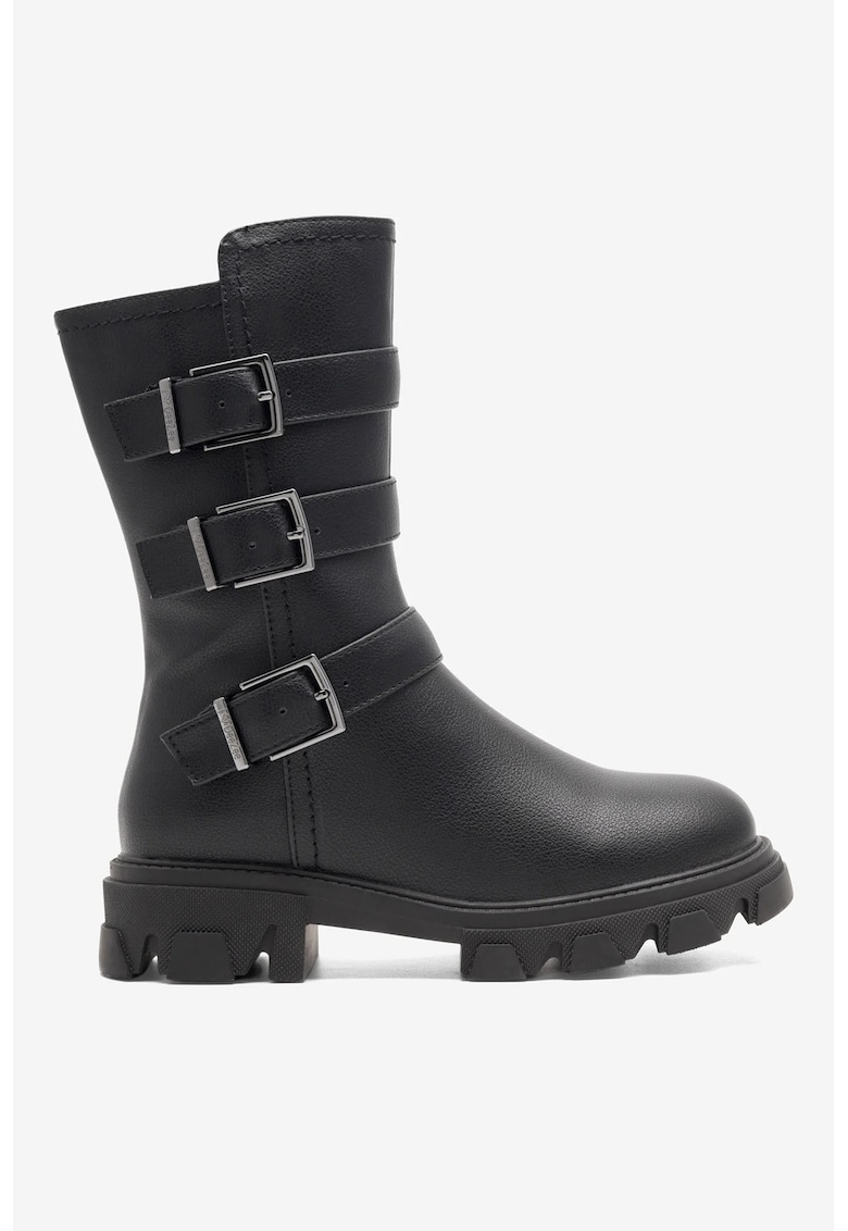 Cizme dama 5905588168867 - Sintetic - Negru - Negru