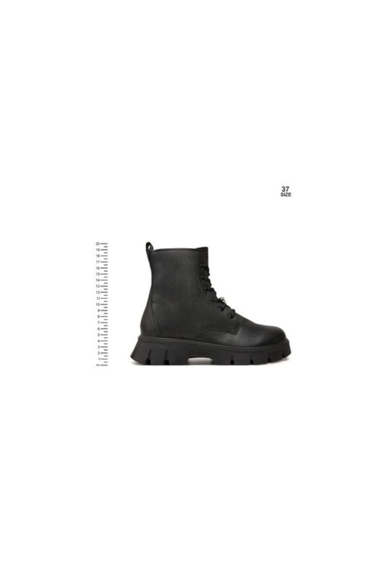 Cizme dama 304326516 - Piele ecologica - Negru - Negru