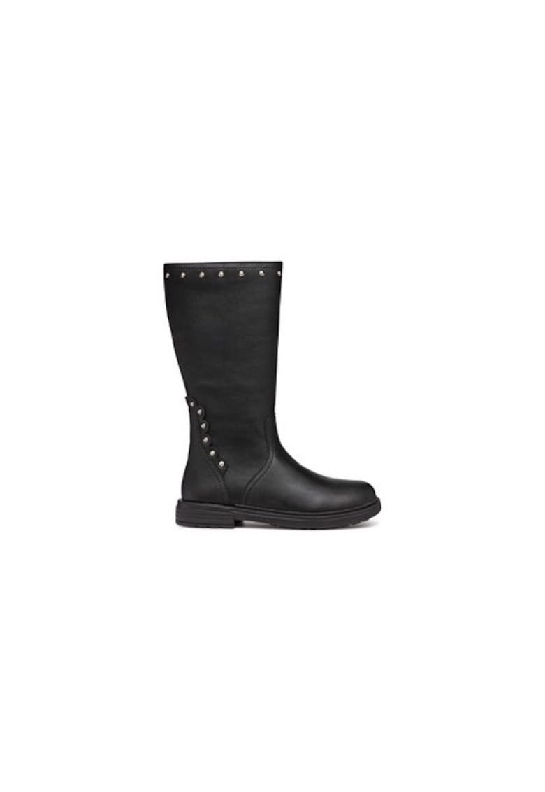 Cizme fete 305025784 - Piele ecologica - Negru - Negru