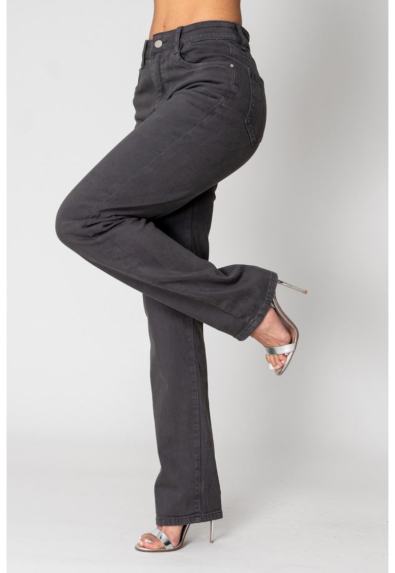 Blugi lungi regular din denim Grey Anthracite 15272
