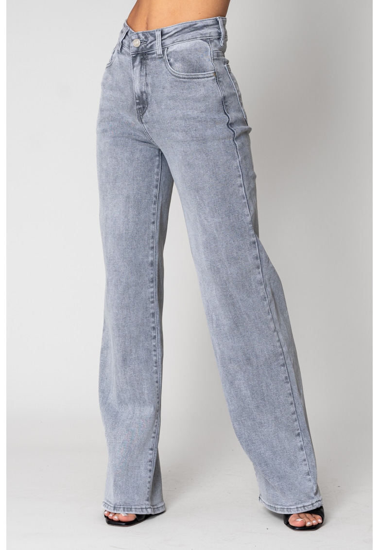 Blugi lungi regular din denim Light Grey 15305