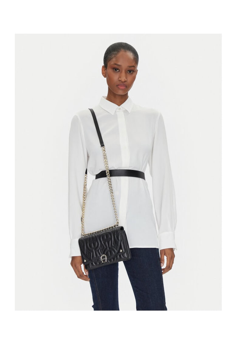 Geanta dama Piele naturala - Cod 3052357XX - Negru