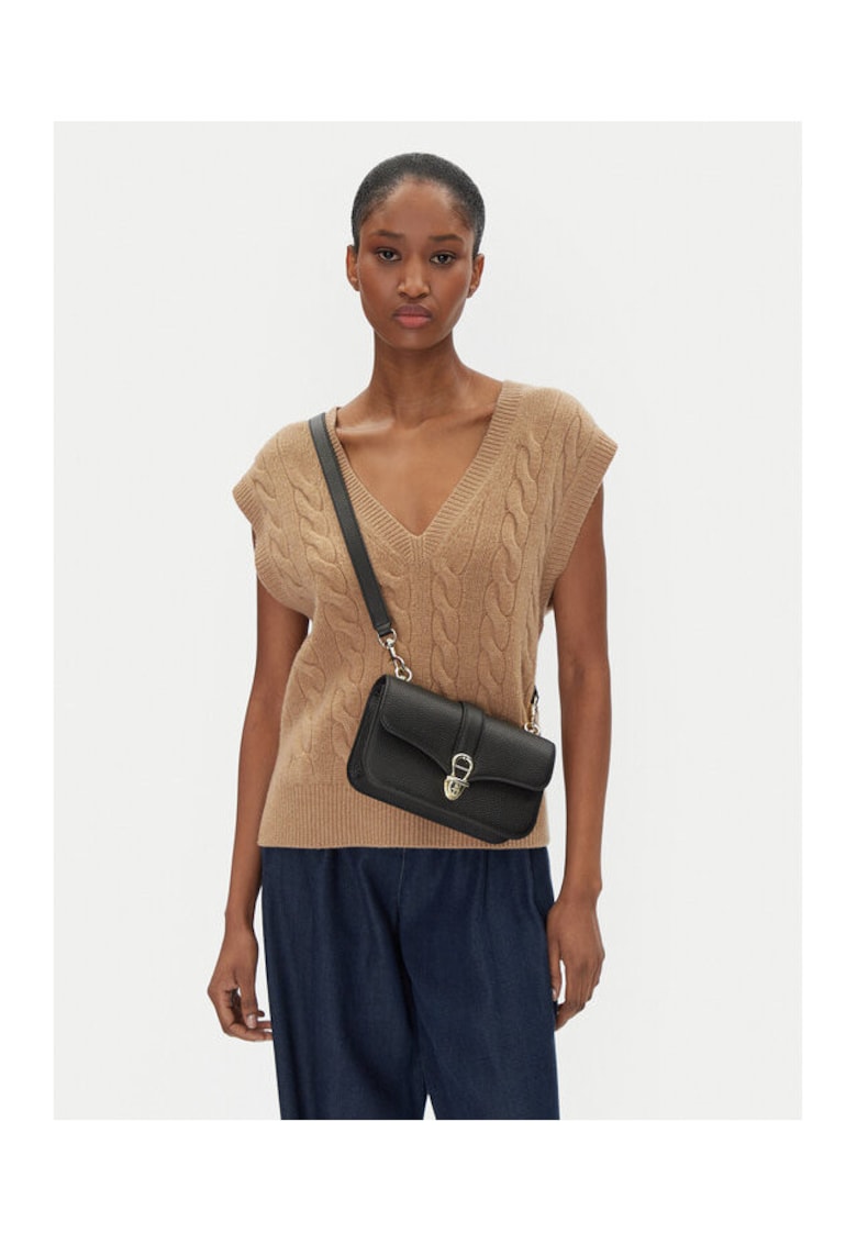 Geanta dama 3052357xx - Piele naturala - Negru