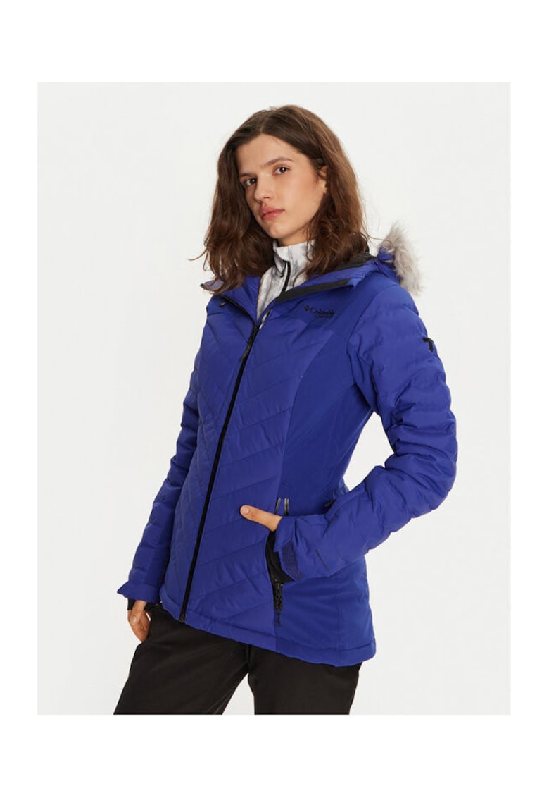 Geaca ski dama - 303982379 - Poliester - Albastru - Albastru