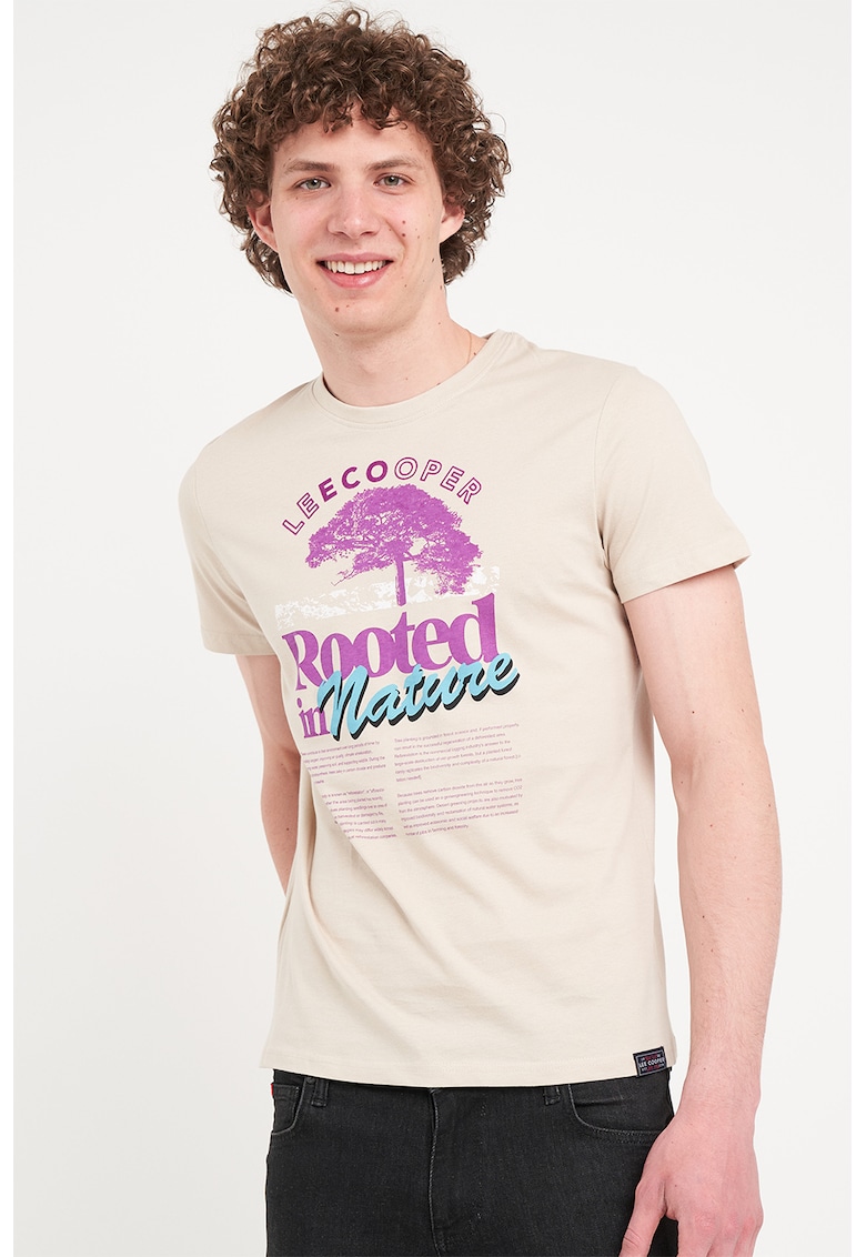 Tricou cu imprimeu frontal