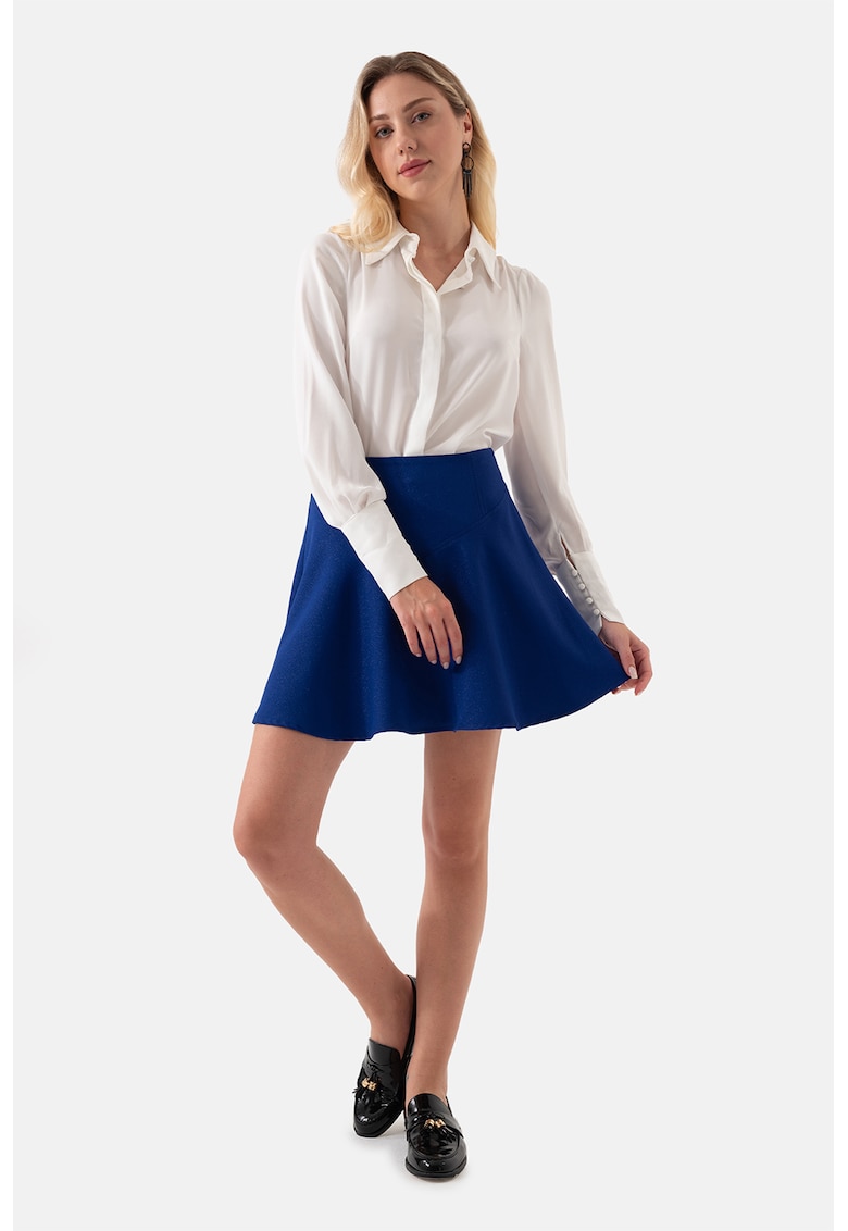 Fusta mini cu croiala evazata