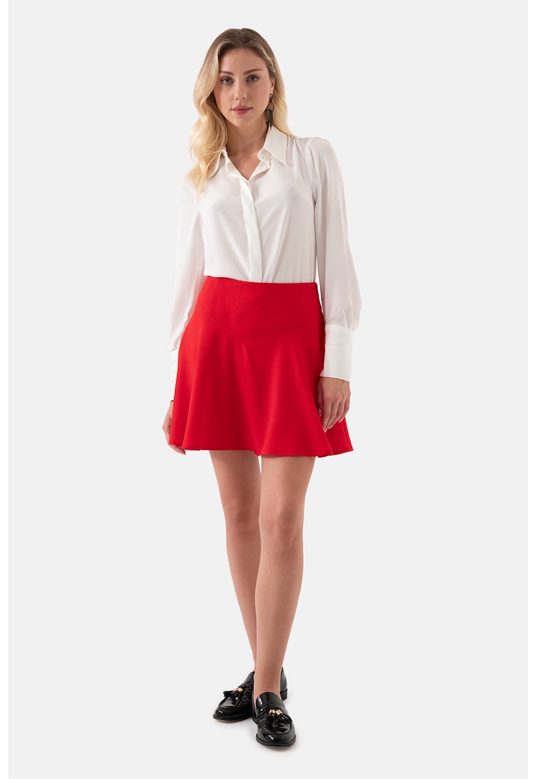 Fusta mini cu croiala evazata
