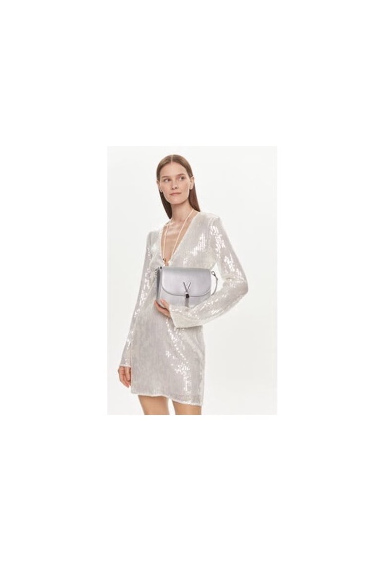Geanta dama 8052790167465 - Piele ecologica - Argintiu