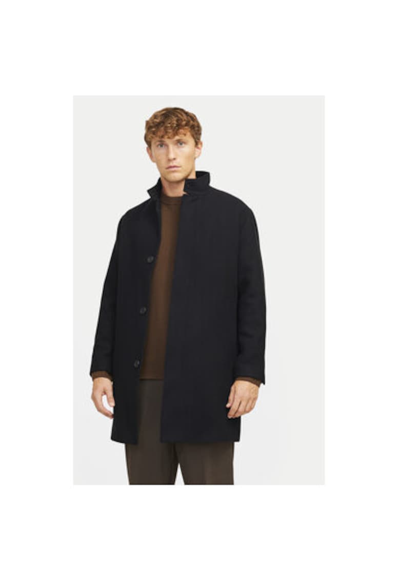 Palton barbati -  304516238 - Lana/Poliester - Negru