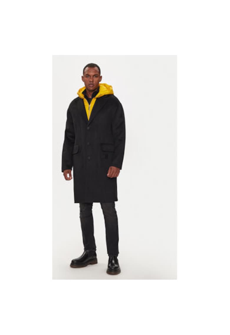 Palton barbati -  304370847 - Lana - Negru