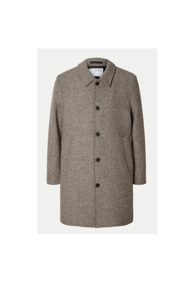 Palton barbati -  304509803 - Lana/Poliester reciclat - Bej
