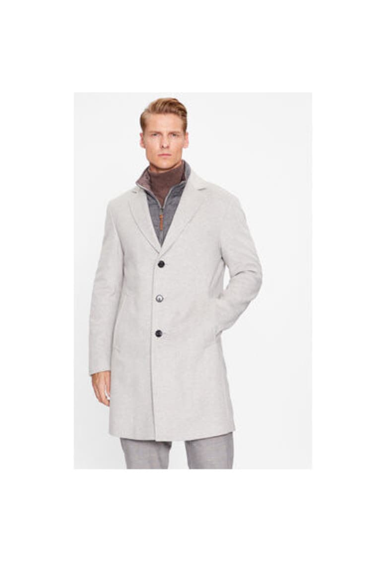 Palton barbati -  303396619 - Lana/Poliamida - 56 EU - Gri Palton barbati -  303396619 - Lana/Poliamida - 56 EU - Gri