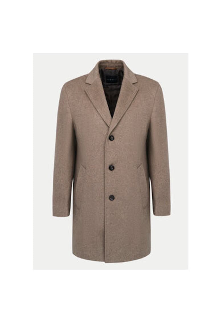 Palton barbati -  304887031 - Lana/Poliester - 58 EU - Bej