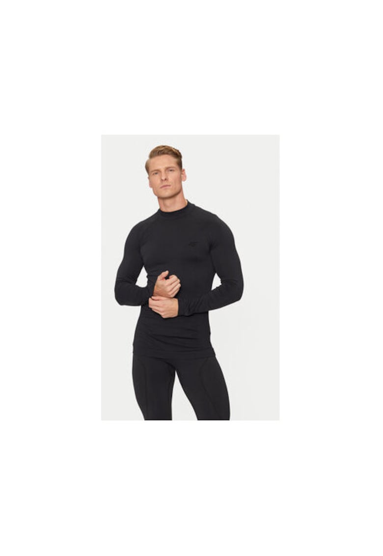 Bluza termica barbati - 303945893 - Poliamida - Negru