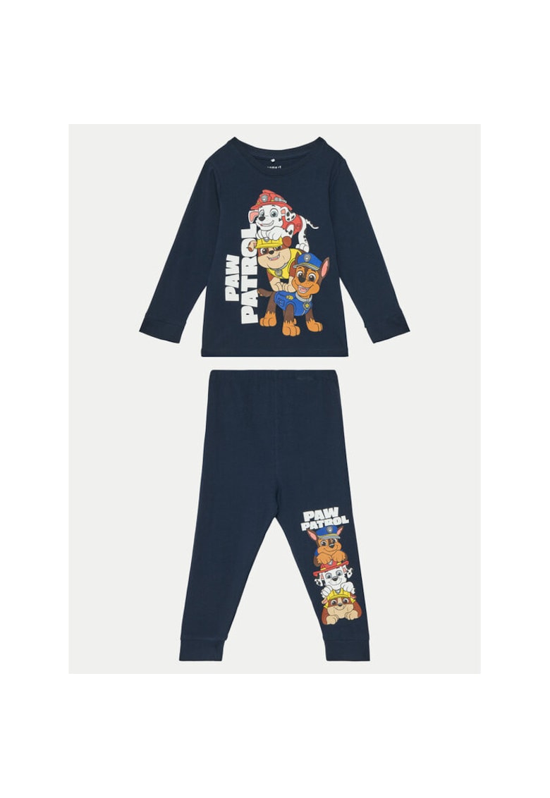 Pijama baieti - 304718410 - Bumbac - Albastru - Albastru