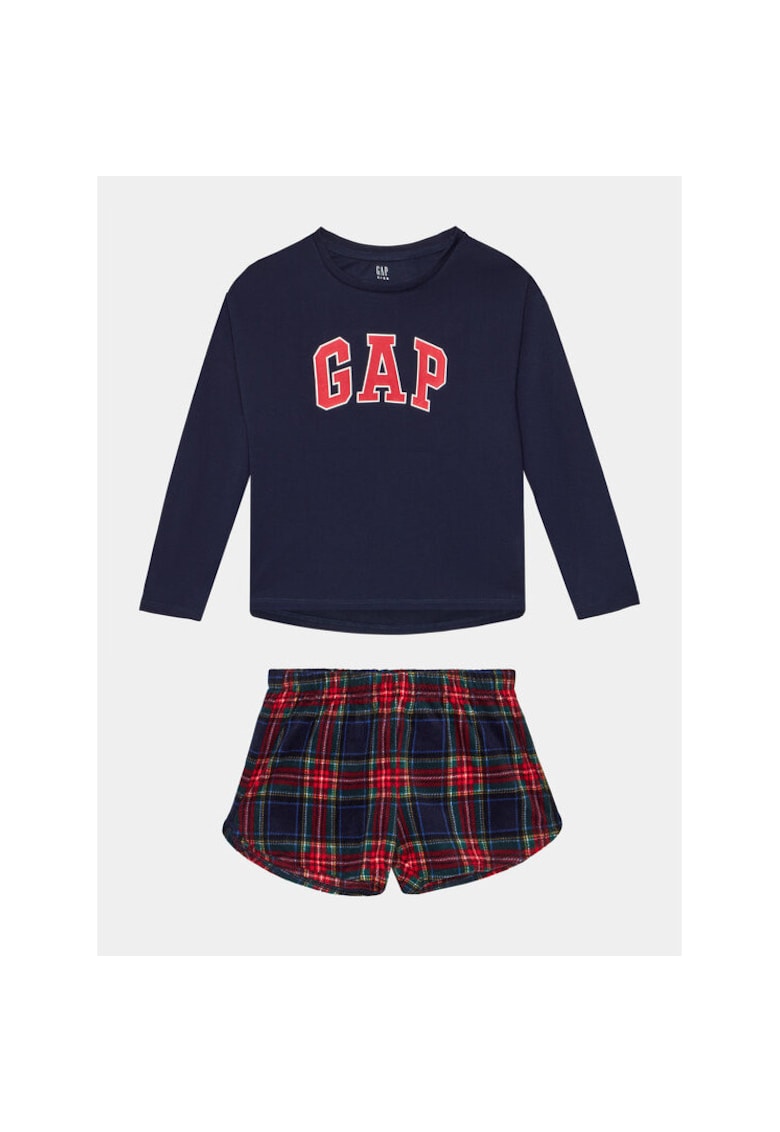 Pijama fete - 303894696 - Poliester - Albastru - Albastru