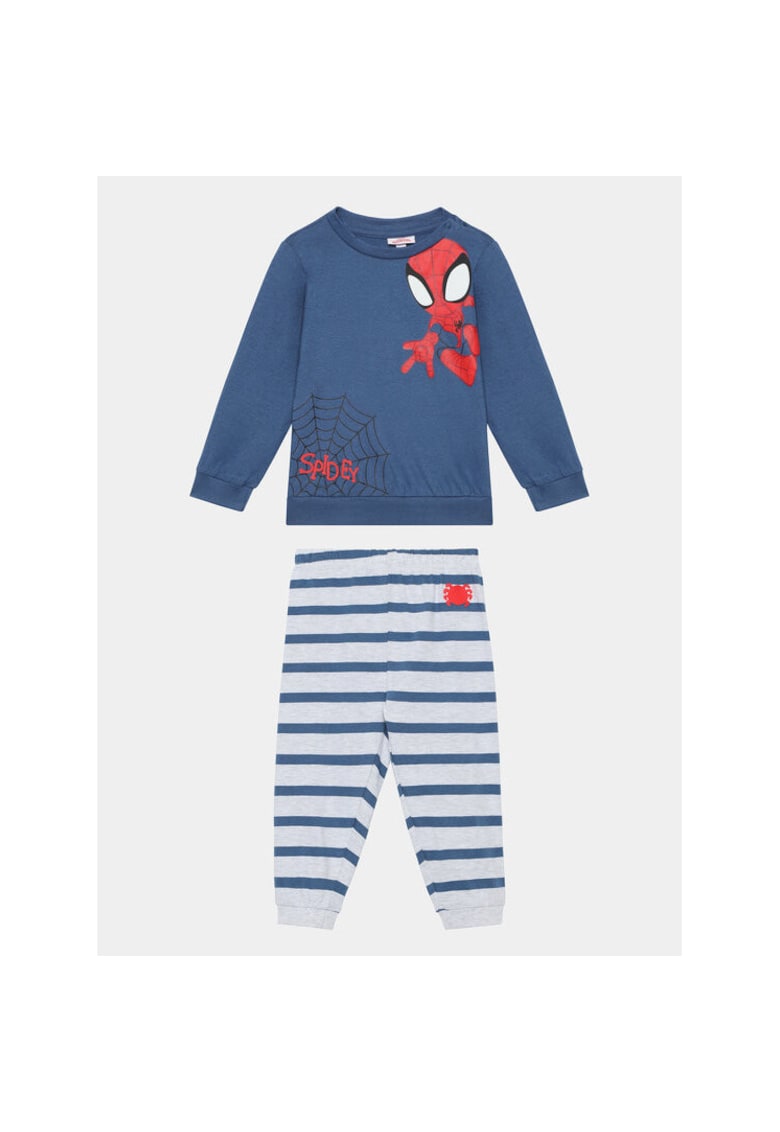 Pijama baieti - 303319854 - Bumbac - Albastru - Albastru