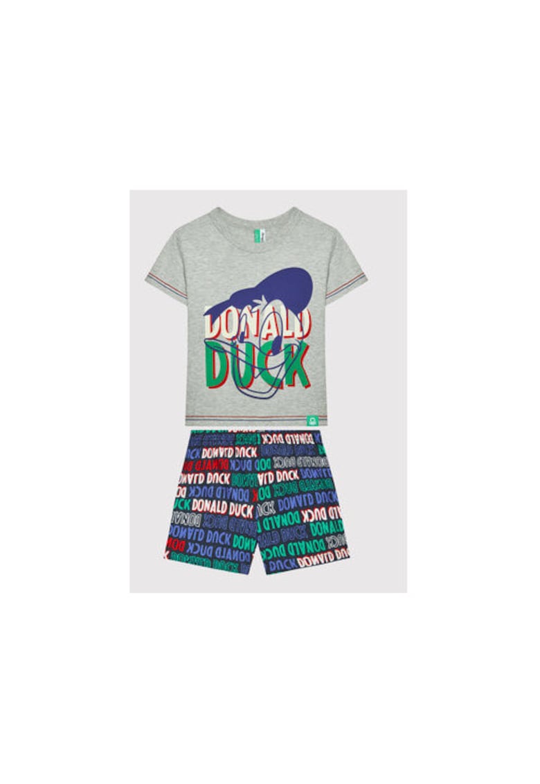 Pijama baieti -  300214893 - Bumbac - 90 CM - Gri