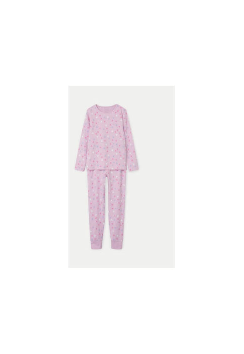 Pijama fete - 304434501 - Bumbac - Roz - Roz