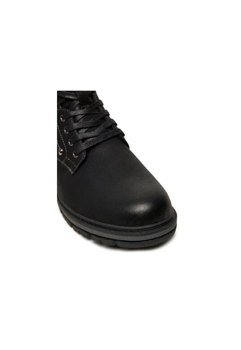 Cizme barbati 304661211 - Piele ecologica - Negru - Negru