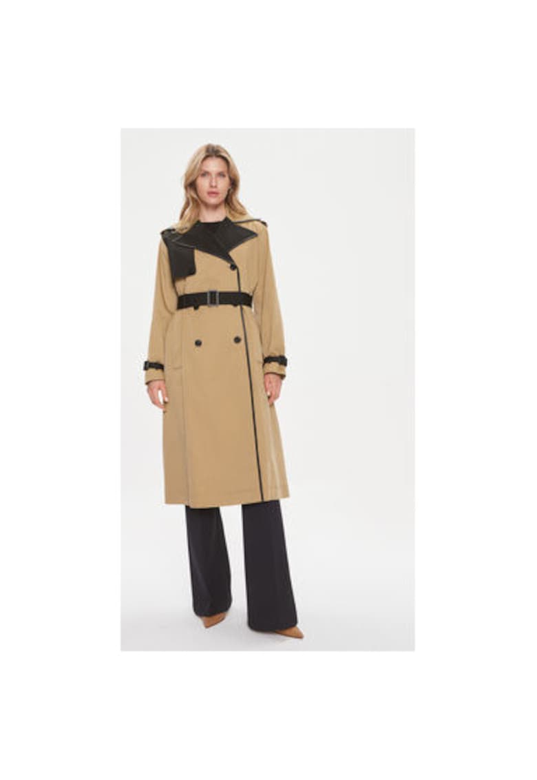 Trench dama -  303659875 - Poliester - Bej
