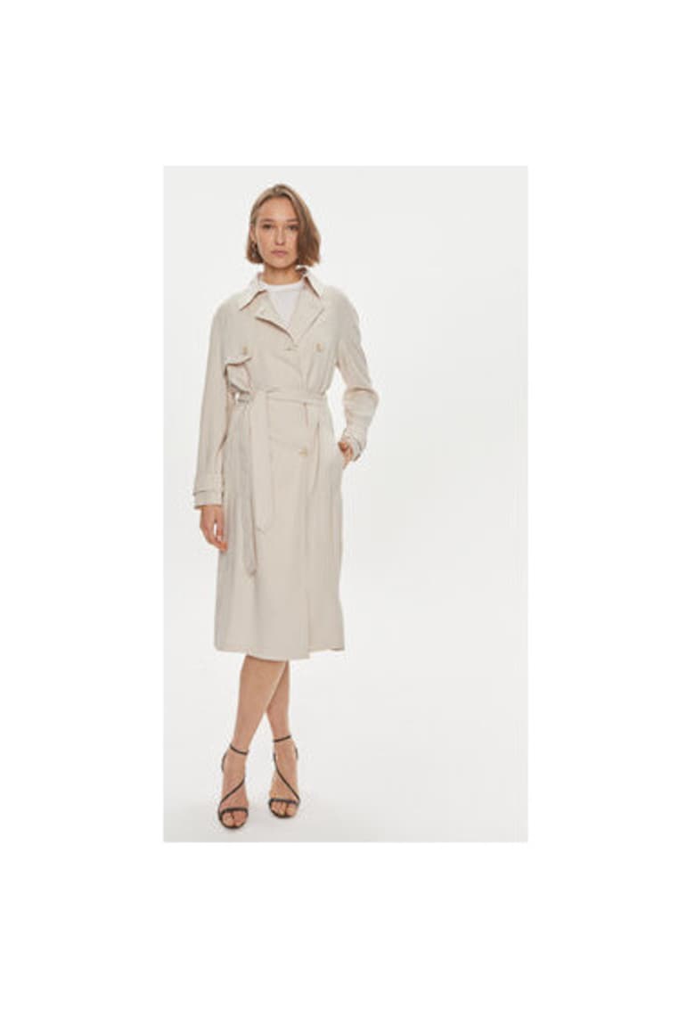 Trench dama - 303698447 - Viscoza - Bej