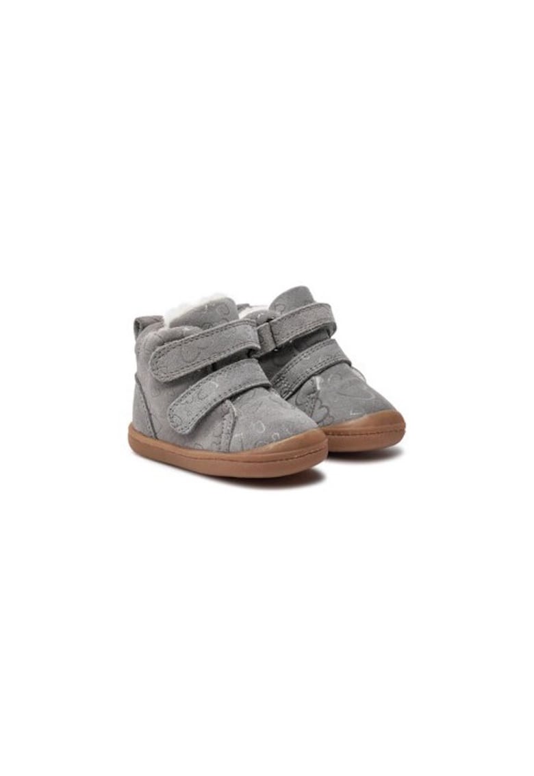 Ghete fete 6906744 - Piele naturala - Gri