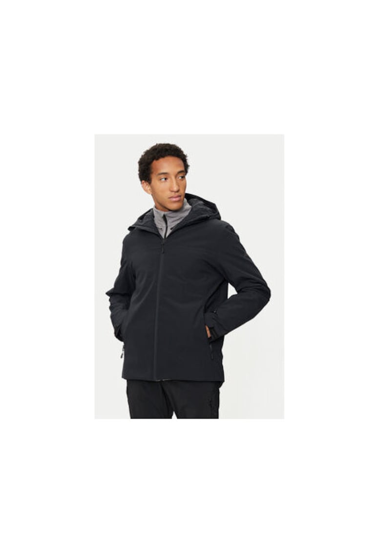 Geaca ski barbati - 303945497 - Poliester - Negru - Negru