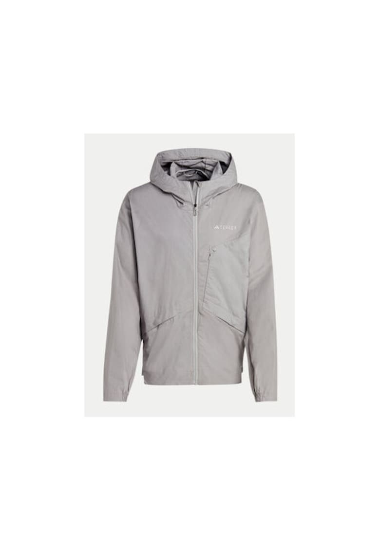 Geaca de vant barbati - 303533052 - Bumbac organic - Gri