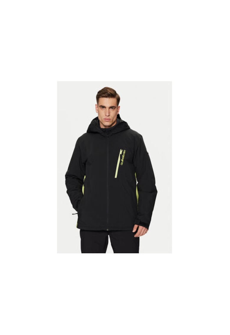 Quiksilver Geaca ski barbati - 303979355 - Poliester reciclat/Poliester - Negru - Negru