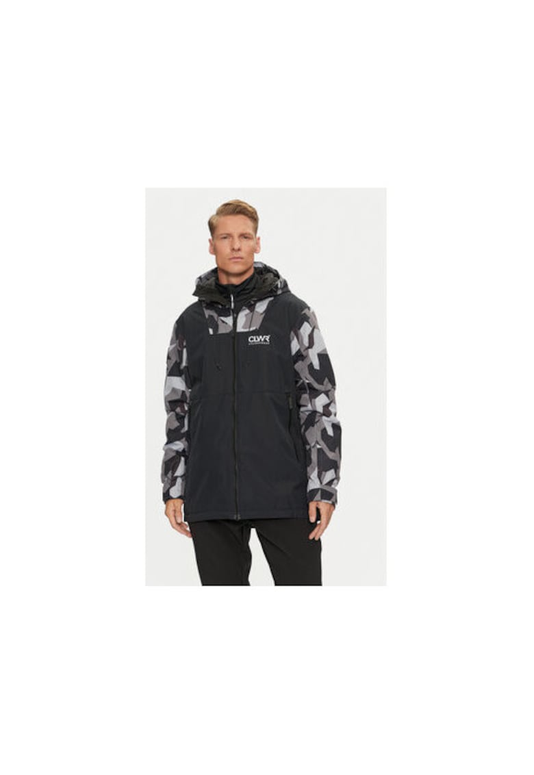 Geaca ski barbati - 304703812 - Poliester reciclat - Negru - Negru