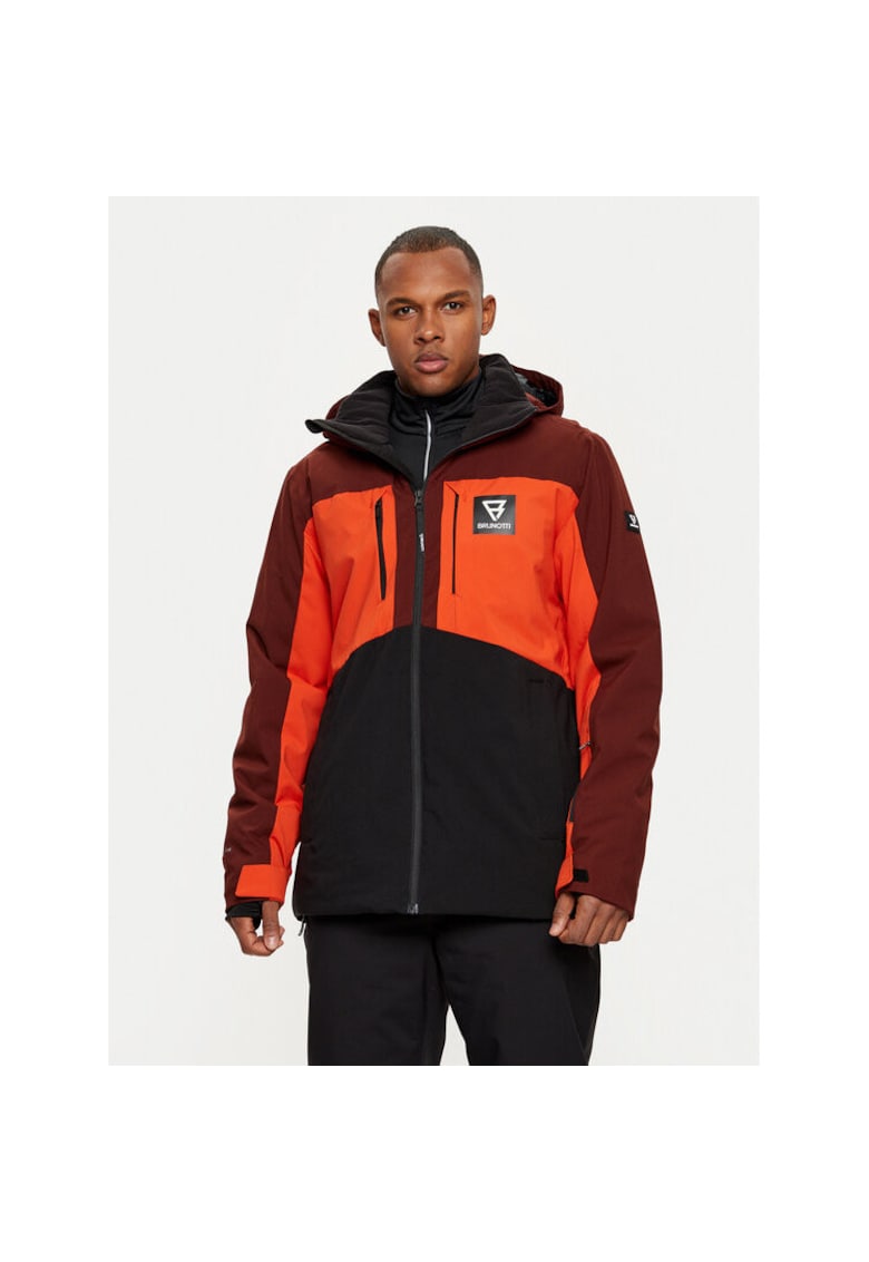 Geaca ski barbati - 304208911 - Poliester reciclat - Negru - Negru