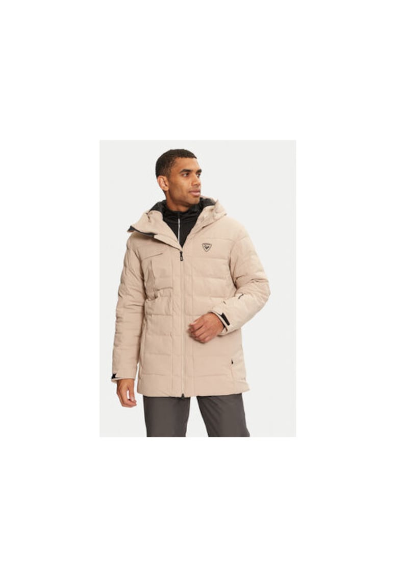 Geaca ski barbati - 304735295 - Poliester - Bej