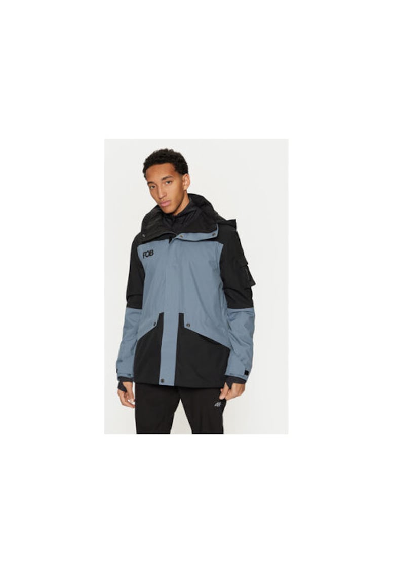 Geaca snowboard barbati - 303945411 - Poliester - Albastru