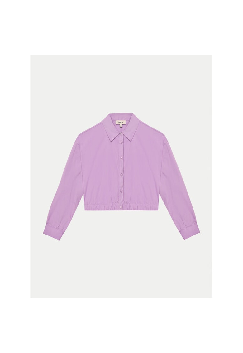 Camasa fete - 304705182 - Bumbac - Violet - Violet