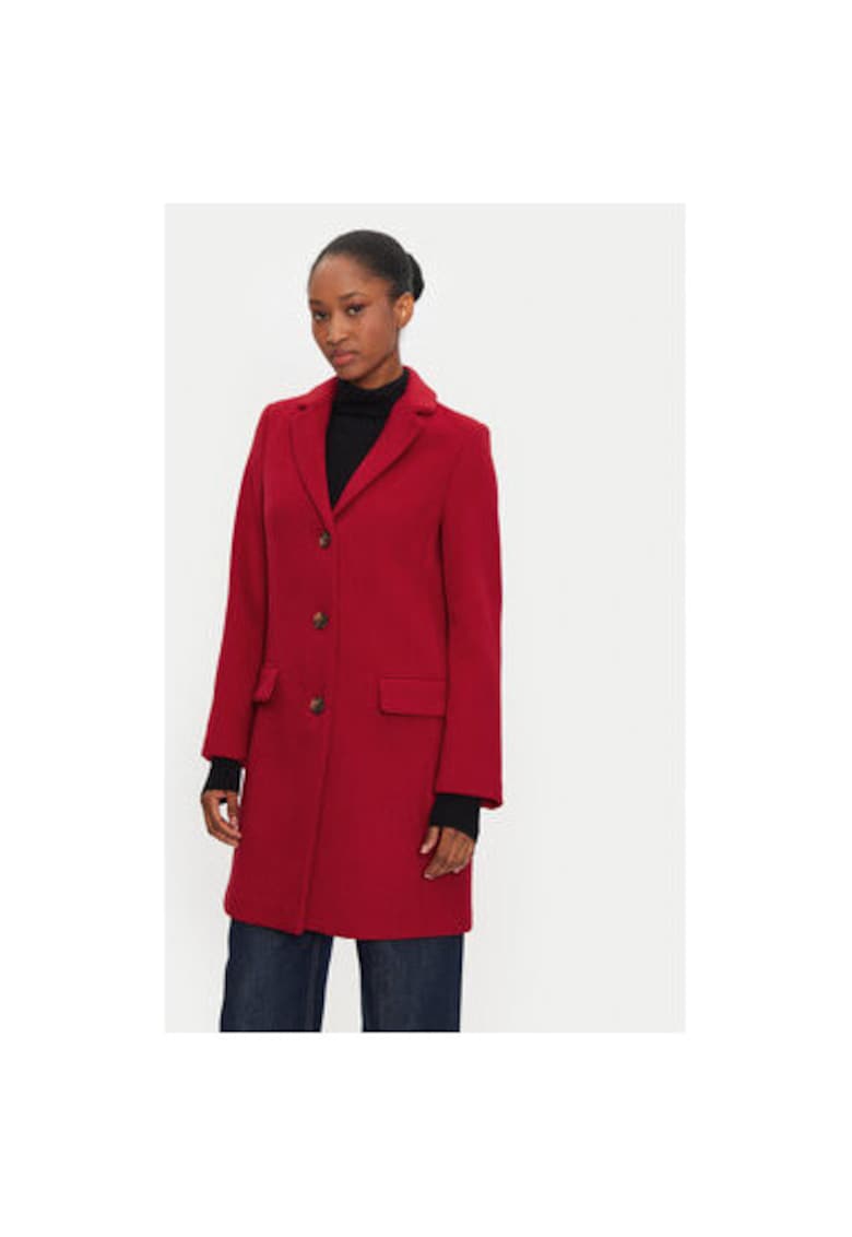 Palton dama -  304302602 - Lana/Poliester - Negru