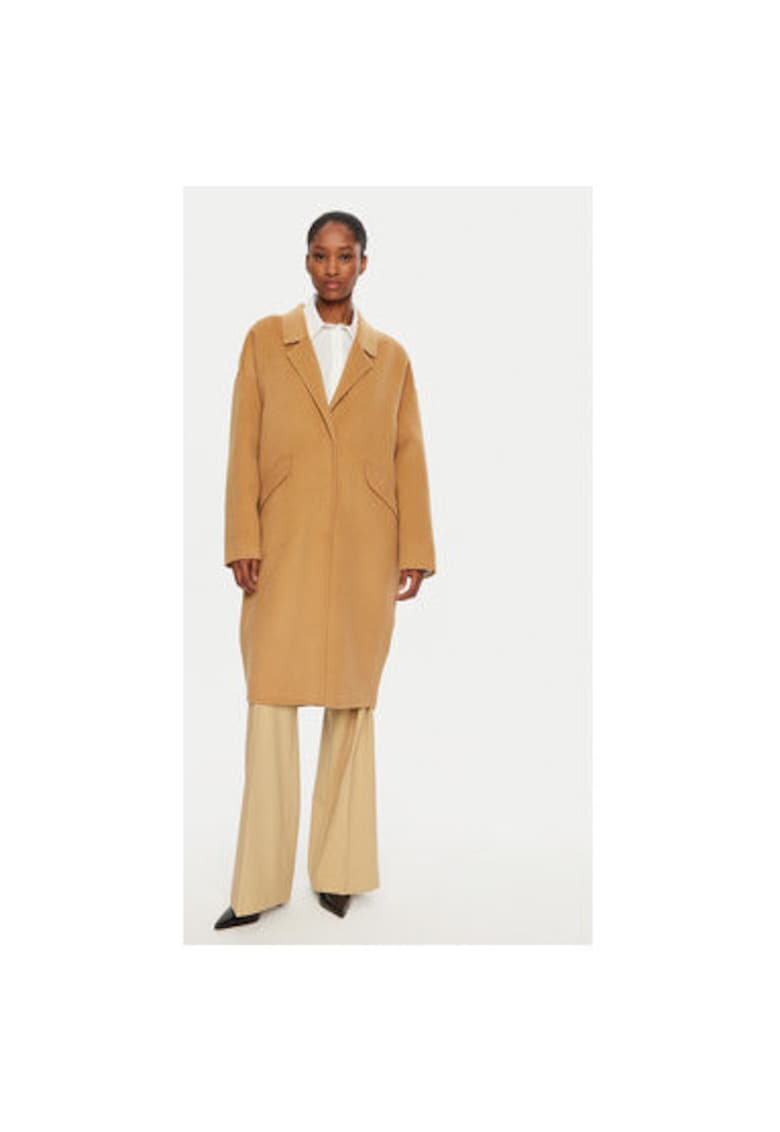 Palton dama -  304302459 - Lana/Poliester - Bej