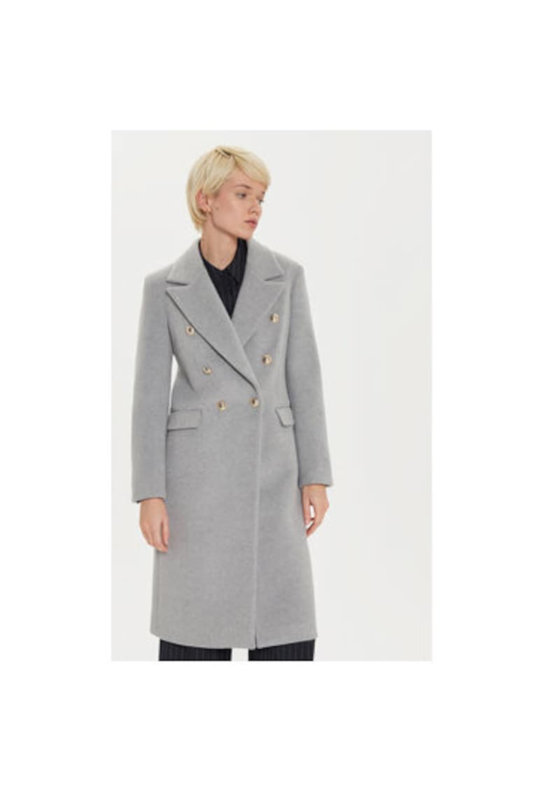 Palton dama -  304973482 - Poliester/Lana - Gri Palton dama -  304973482 - Poliester/Lana - Gri