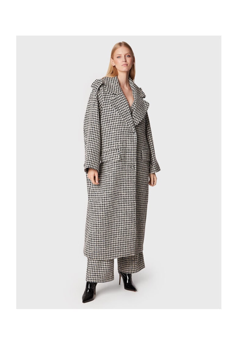 Palton dama - 301271833 - Poliester/Lana - 40 EU - Multicolor