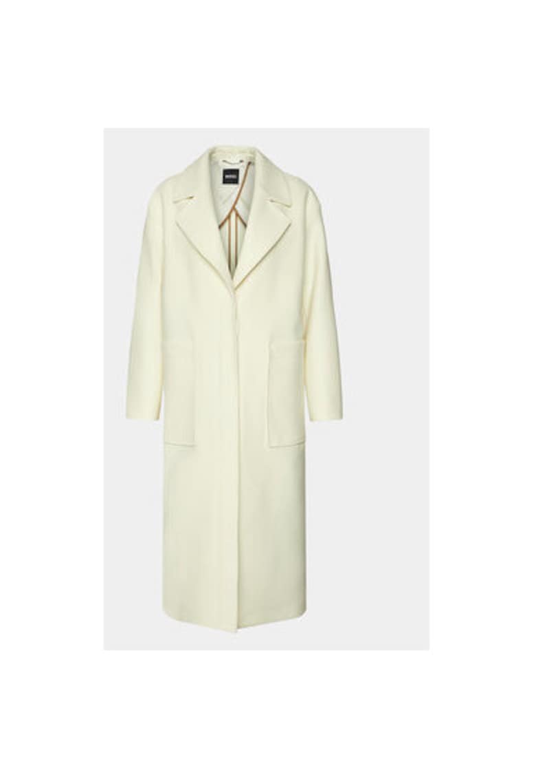 Palton dama - 303659899 - Lana/Poliamida - Bej