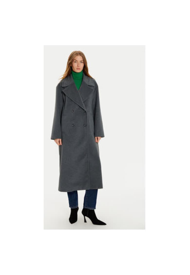 Palton dama - 304963087 - Poliester - Gri - Gri