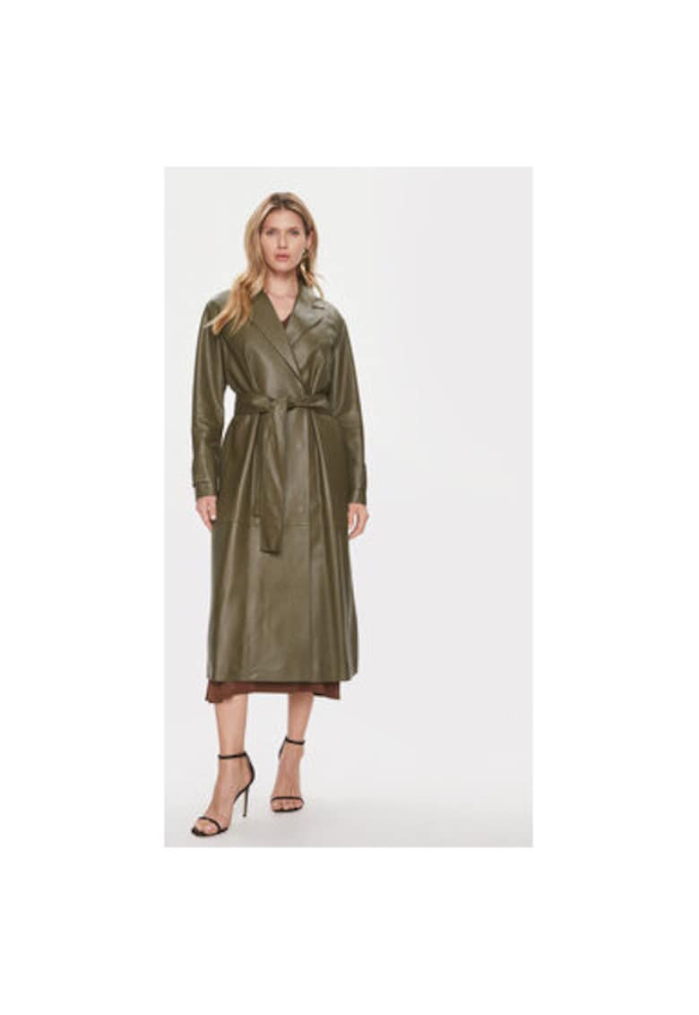 Palton dama - 303659806 - Piele naturala - 42 EU - Maro