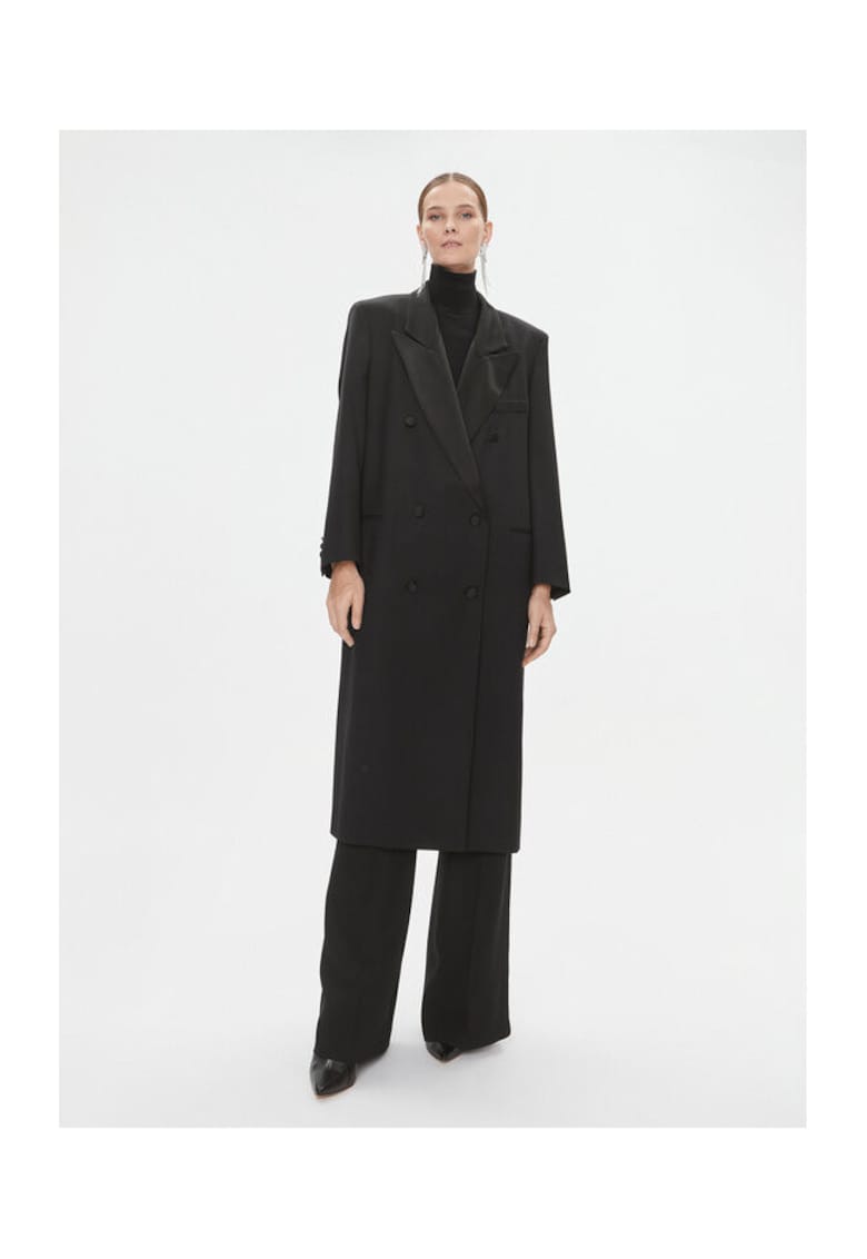 Boss Palton de tranzitie dama negru -