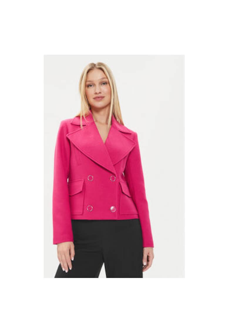 Palton dama -  303918231 - Poliester/Viscoza - 40 EU - Roz