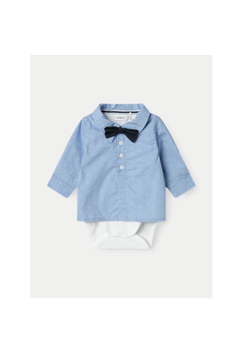 Body baieti - 304648847 - Bumbac organic - Albastru - Albastru
